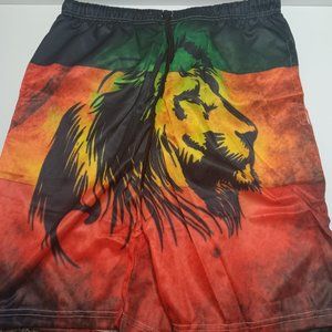 Jamaican Lion Flag Shorts